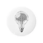 3939研究所の脳幹フィラメント電球 Tin Badge