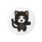 みきぞーん｜保護猫 ミッキー画伯と肉球とおともだちのmaruku Tin Badge