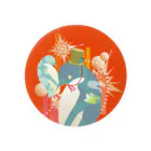 ペンギンパカリのペンギンTeaTime（赤） Tin Badge