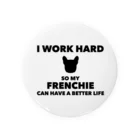 PISTACHIO FACTORYのI WORK HARD Tin Badge