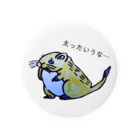 琥珀ぬこの太った言わないで… Tin Badge