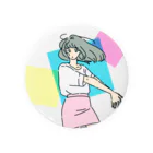 マキノノマのミニスカポップ Tin Badge