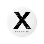noisie_jpの【X】イニシャル × Be a noise. 缶バッジ