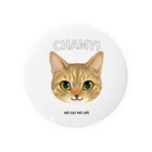 猫のイラスト屋さんのchamyi Tin Badge