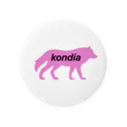 kondiaのkondia ロゴ 缶バッジ