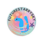 Future Starry Skyの青いドラゴン🐉 Tin Badge