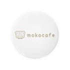 sayamoko_shopのしろくまモコちゃんロゴグッズ（ナチュラル） Tin Badge