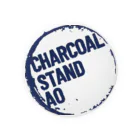 チャコールスタンド青のchacoal stand ao スタンダードTシャツ 缶バッジ