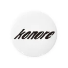 konore OFFICIAL MERCH STOREのkonore LOGO BLACK  缶バッジ