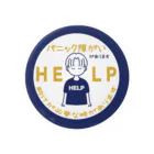 そらりんのショップのパニック障がい(紺色) Tin Badge