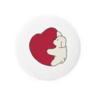 みにゆん　ねこのA loving puppy Tin Badge