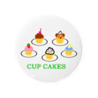 杉浦商店のcup cakes shop Tin Badge