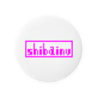 shibainu-yaのshibainu_pink 缶バッジ