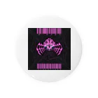 Ａ’ｚｗｏｒｋＳの8-EYES PINKSPIDER BLK Tin Badge