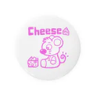 cheeseのピンクチーズ 缶バッジ