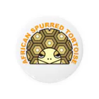 STAR TORTOISEのケヅメリクガメ　カラー Tin Badge