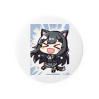 Fragment【フラグメント】のBIGSmile黒猫ちゃん Tin Badge