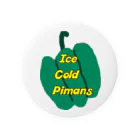 Ice Cold Pimans 🫑のIce Cold Pimans Tin Badge
