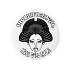 中華呪術堂（チャイナマジックホール）の【黒】舌を出した東洋の女の子  Tin Badge