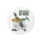 Atelier Nyaoの戦闘機_BF109Eメッサーシュミット_ガーランド機 缶バッジ