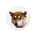 Jedcの8bit 柴犬 缶バッジ