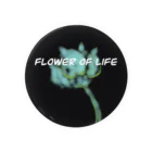 うさぎとモロモロショップのFlower of life 缶バッジ