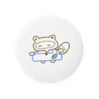 こやまのおみせのゆるたぬき(おしごと)グッズ Tin Badge