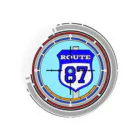 87BASEのROUTE87弾痕1 缶バッジ