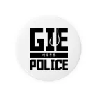 釣り人用のGIE POLICE 缶バッジ