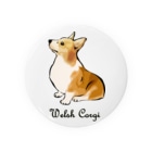 犬グッズの店しえるぶるーのコーギー　～犬種シリーズ～ Tin Badge