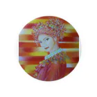 Happy Circusのハッピークラウン4・woman Tin Badge