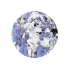目に優しい青の青色女の子詰め合わせ Tin Badge