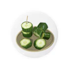 OKRAzucchiniのきゅうりの浅漬け 缶バッジ