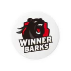 WinnerBarks Ent.のWinnerBarksチームロゴ Tin Badge