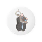 だいこくの猫絵生活ショップの新卒ばろん_プチイラスト Tin Badge