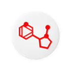 科学雑貨Scientiaのニコチン(マルボロver.) 缶バッジ