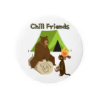 A&D Laid back lifeのChill friends  缶バッジ