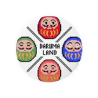 DARUMA_LANDのイロイロDaruma Tin Badge