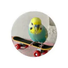 そらゆめインコのスケボーインコ Tin Badge