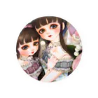 もりのきのこのお人形さんのdolls-001 Tin Badge