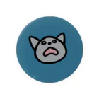 qnote_catsのちまき「ワー」(青) Tin Badge