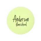 Anderson film schoolのアンダーソン・フィルム・スクール　ロゴグッズ 缶バッジ