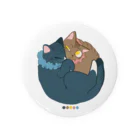 スタジオわだいらのまるまる猫たち Tin Badge