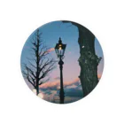 鯨商店の夕方の街灯 Tin Badge