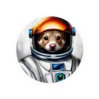 Ferret Martの宇宙を旅するフェレット Tin Badge