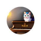 kitten pianistの子猫ピアニスト-2 Tin Badge