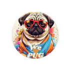 LEONのWe♥PUG　色彩（パグ大好き！） 缶バッジ