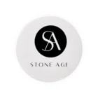 StoneAgeのStone Age のロゴ 缶バッジ