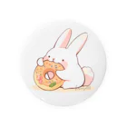 🌸hanausa🐰のうさぎとドーナツ Tin Badge