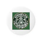 コーヒー屋のコーヒーショップ風のグッズ Tin Badge